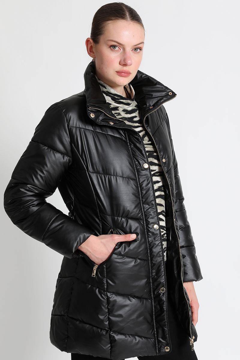 Parka Entallada Negra Liola-0