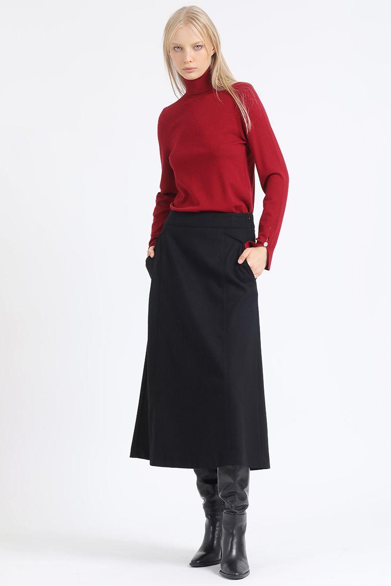 Beatle Basico Tejido Punto, Boton Joya, Vino Liola-1