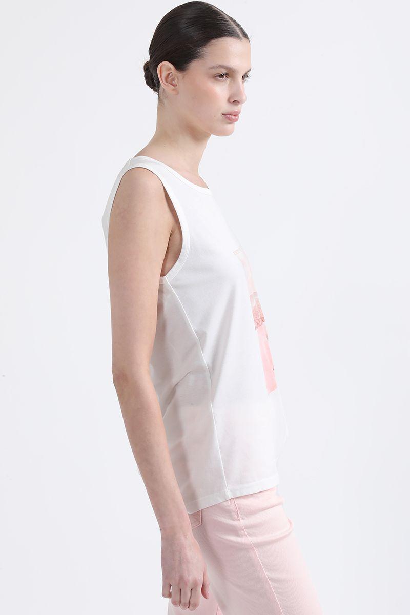 Polera Estampado Rosa, Crudo Liola-4