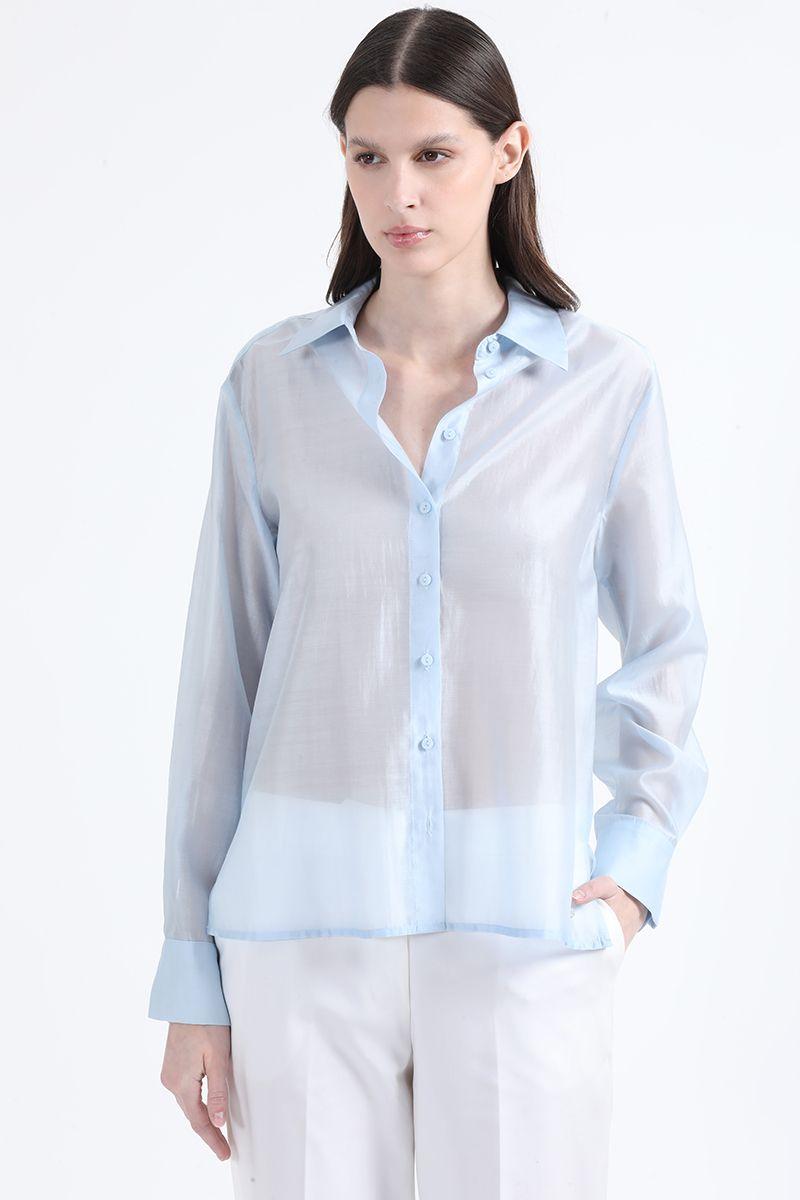 Blusa Gasa Lisa Fantasia, Celeste Liola-0