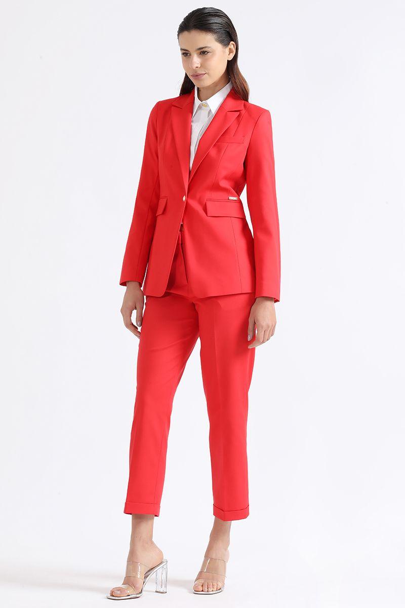 Blazer Entallado, Rojo Liola-1