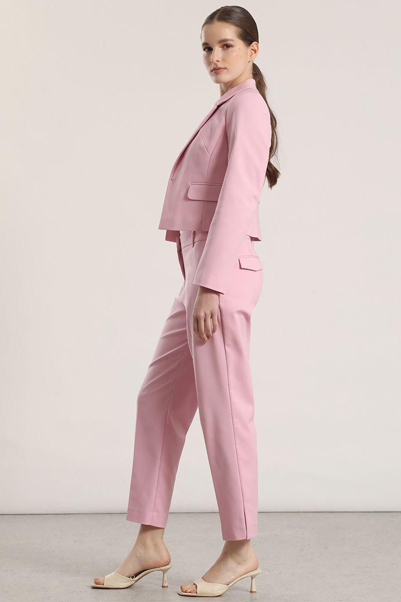 Pantalón sastre liola mujer rosa-3