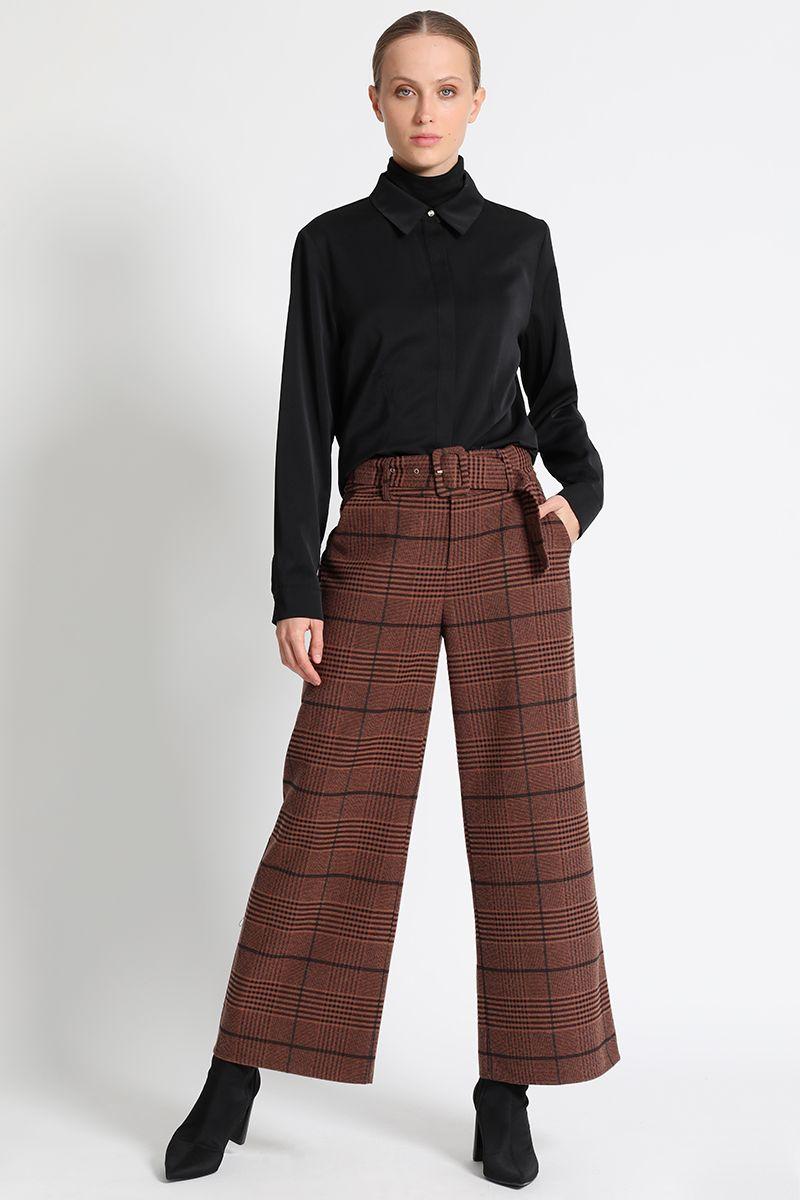 Blusa Camisera Recta Negro Liola-3