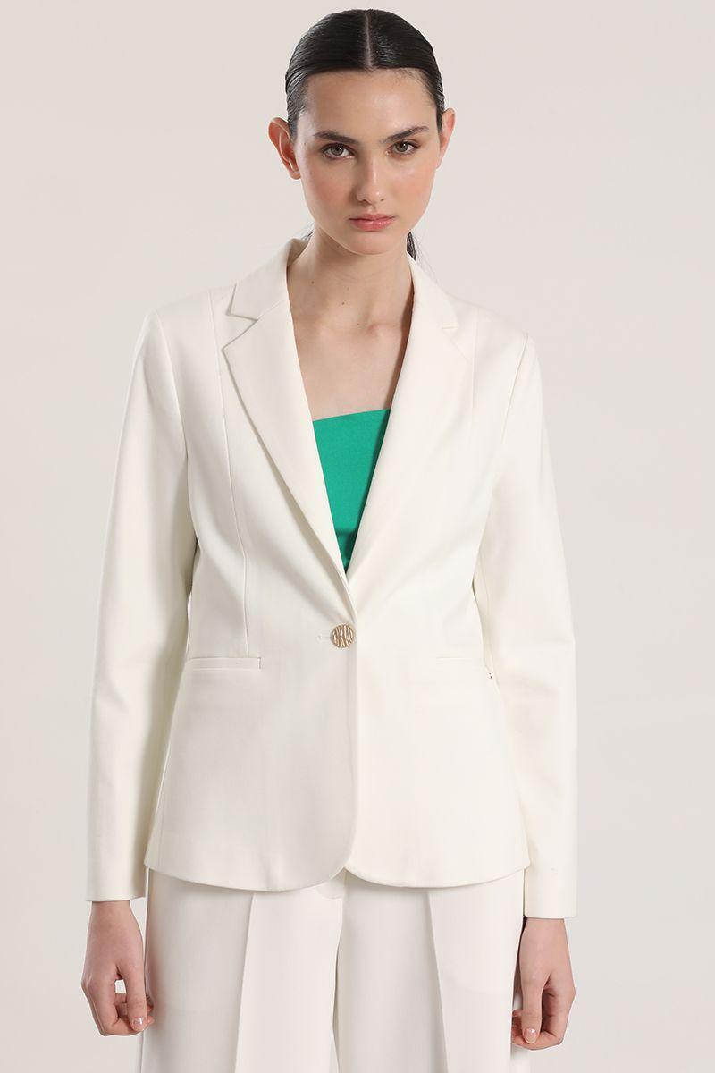 Blazer básico Liola mujer crudo-0