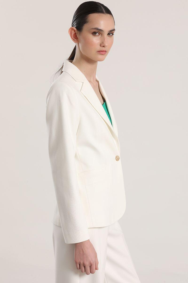 Blazer básico Liola mujer crudo-3