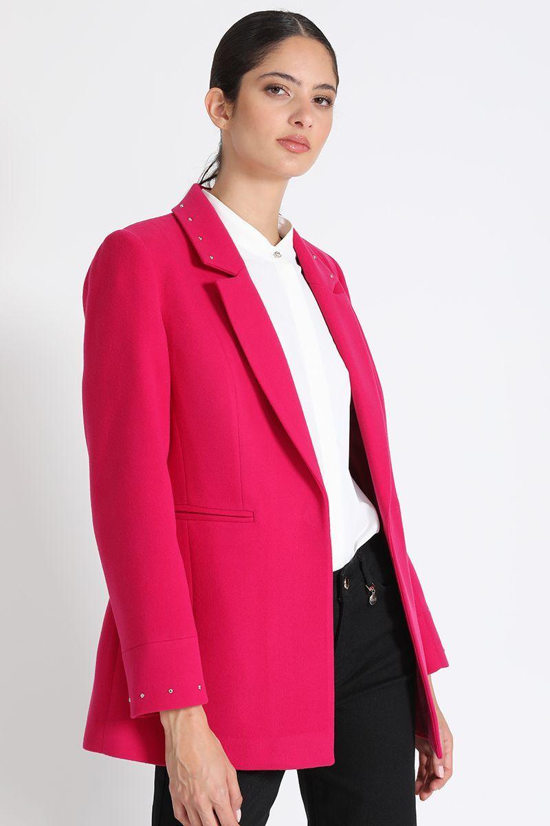 Blazer Largo Muflón Fresa Liola-4