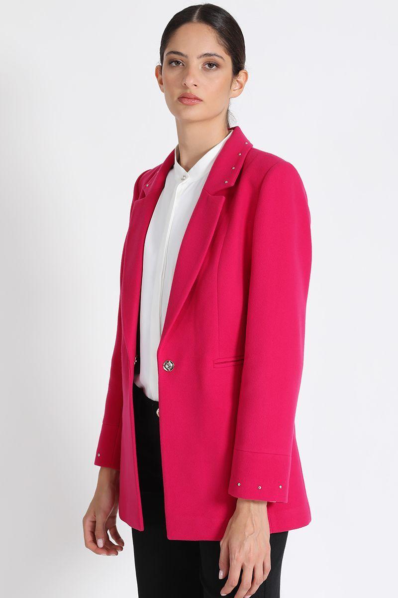 Blazer Largo Muflón Fresa Liola-0