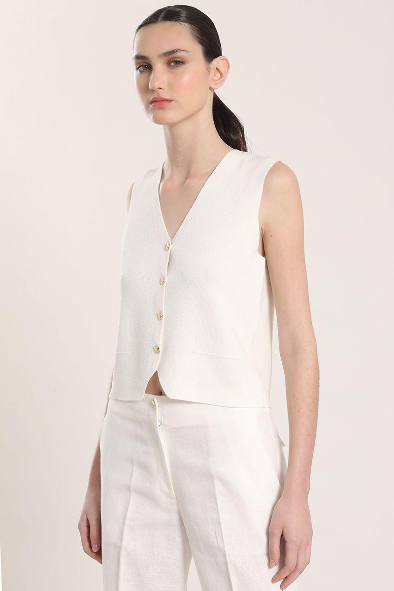 Cardigan liola mujer crudo-5