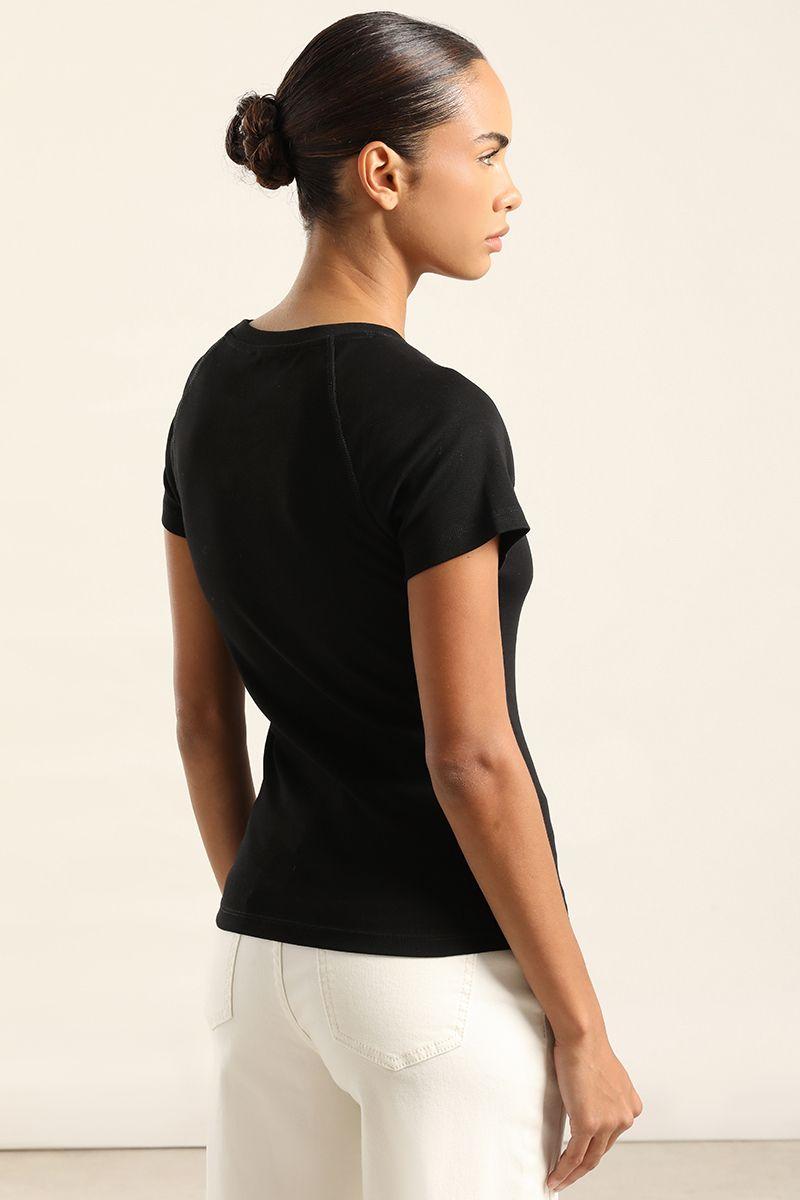 Polera Basica, Logo Liola, Negro Liola-3