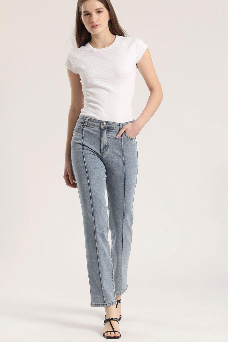 Jeans slim denim Liola mujer azul-2