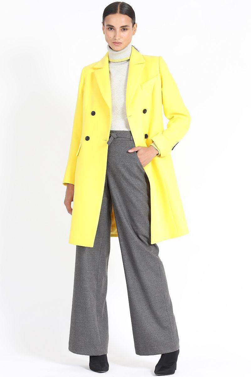 Abrigo Cruzado, Muflon Amarillo Liola-1