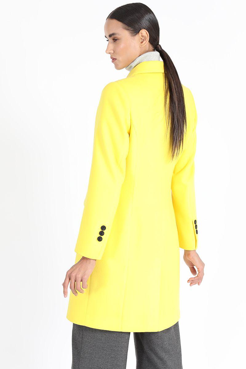 Abrigo Cruzado, Muflon Amarillo Liola-3