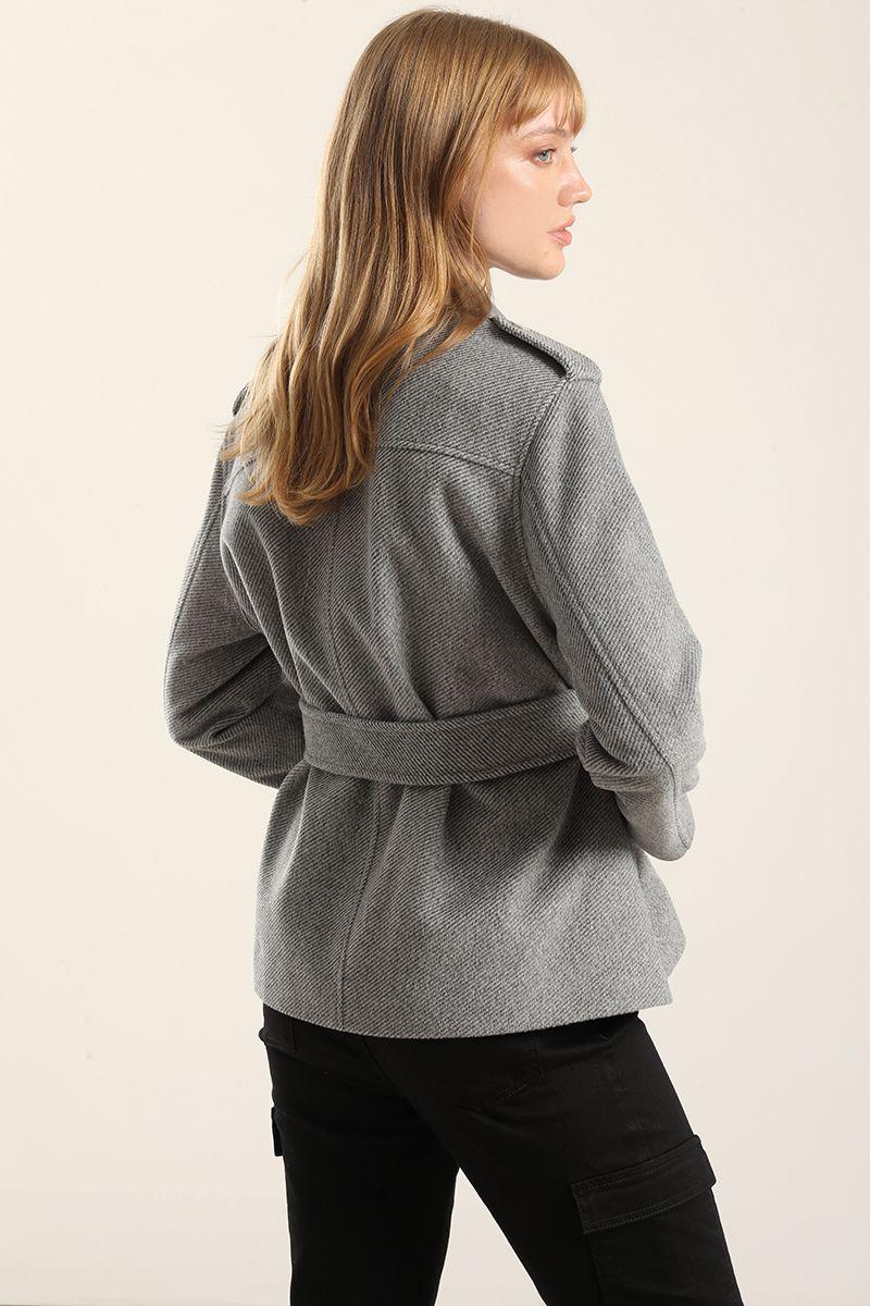 Chaqueta Biker Muflon Fantasia, Gris Liola-3