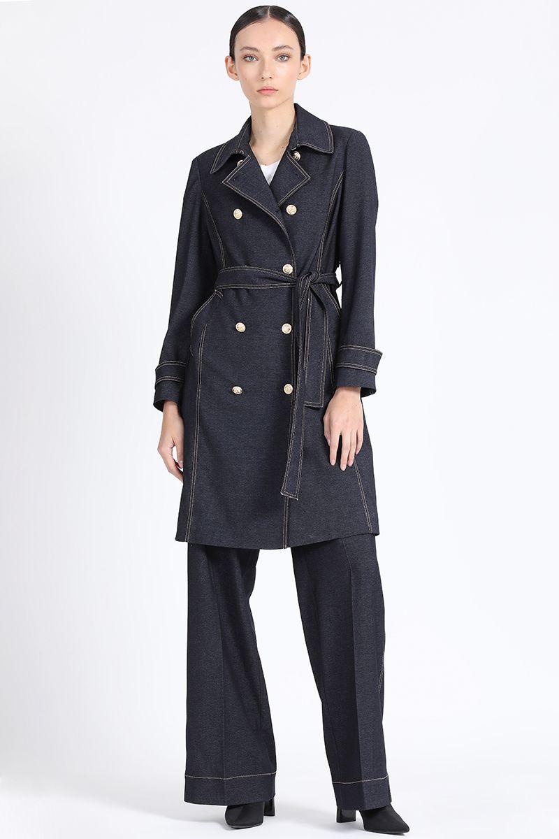 Trench Denim Fantasia, Indigo Liola-1