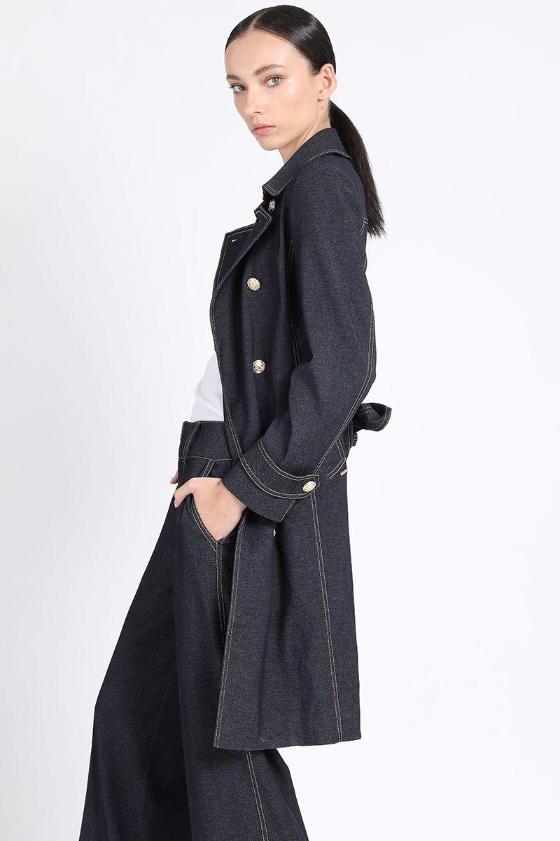 Trench Denim Fantasia, Indigo Liola-3