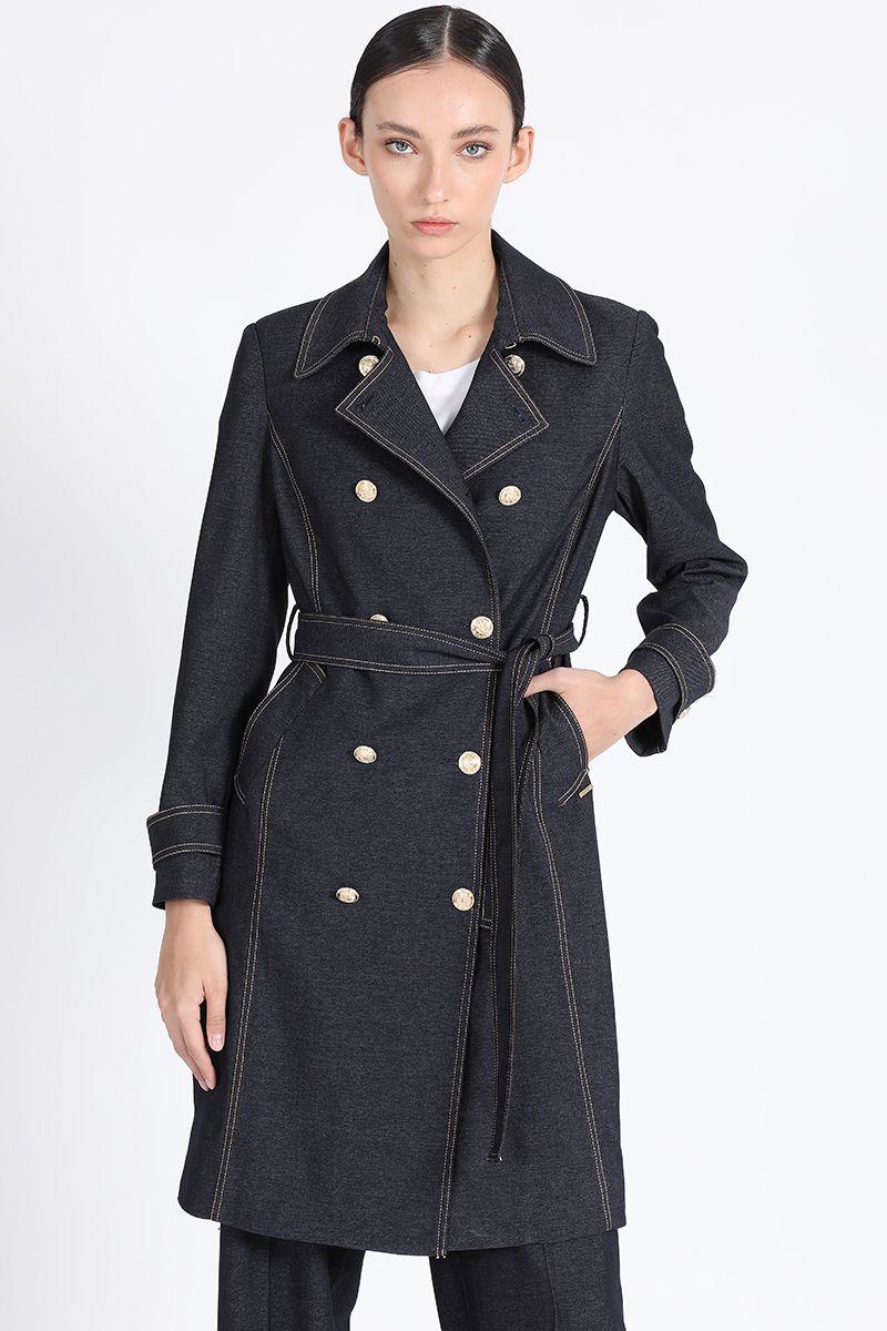 Trench Denim Fantasia, Indigo Liola-4