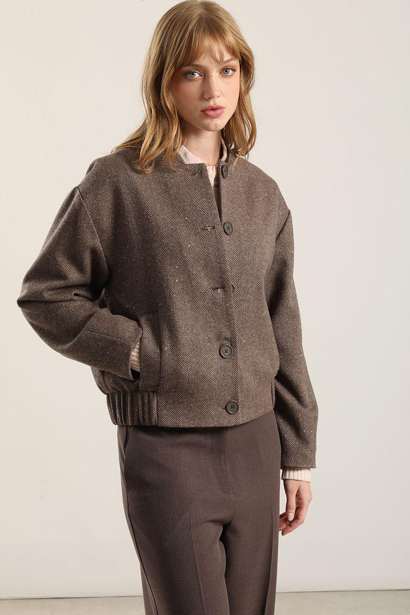 Chaqueta Bomber Micro Lentejuelas, Cafe Liola-2