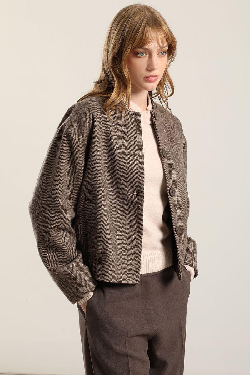 Chaqueta Bomber Micro Lentejuelas, Cafe Liola-4