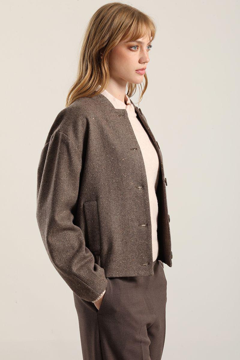 Chaqueta Bomber Micro Lentejuelas, Cafe Liola-5