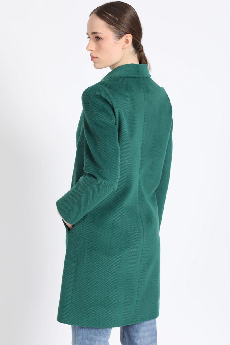 Tapado Con Solapa Verde Liola-4