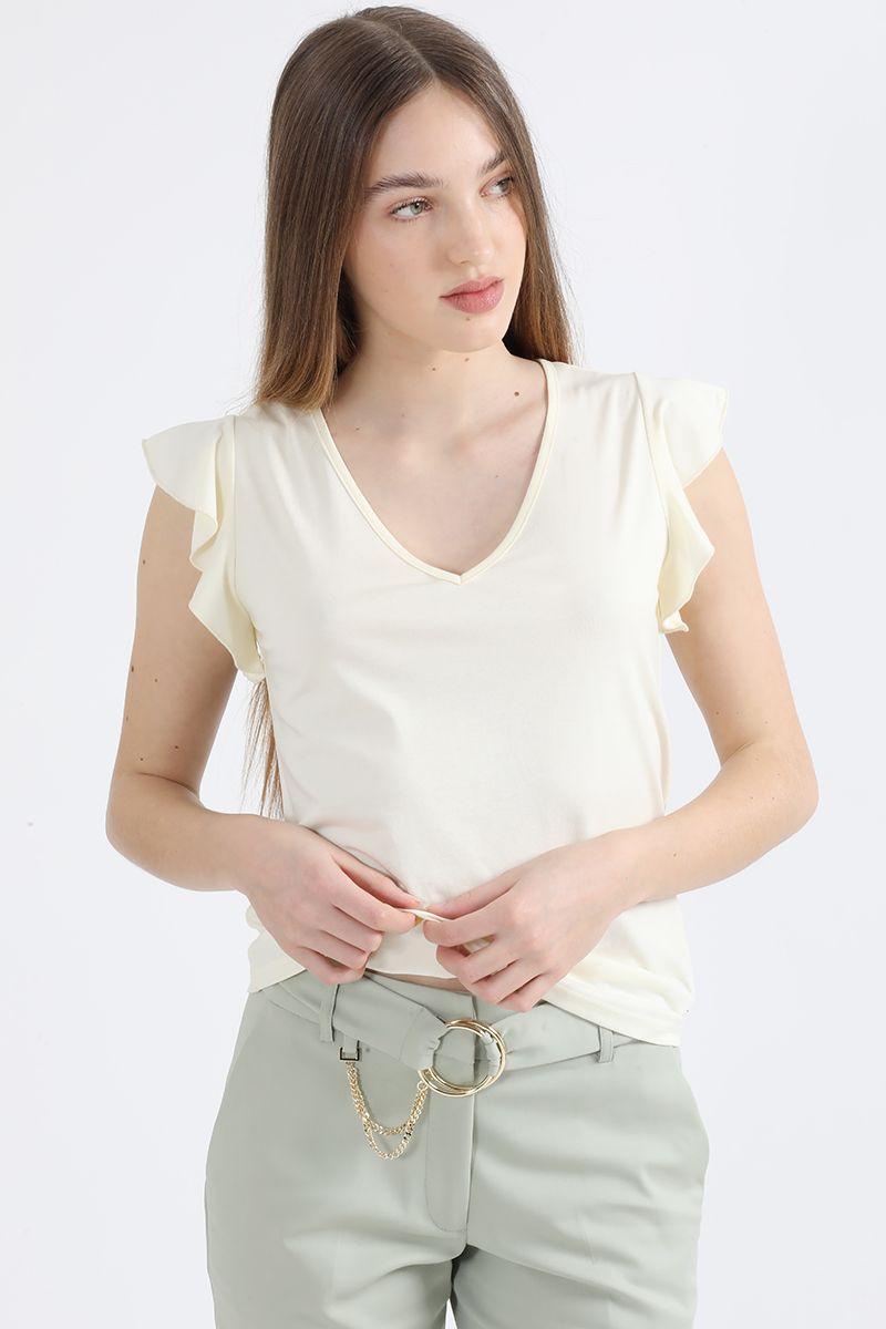 Polera Volantes, Amarillo Liola-2