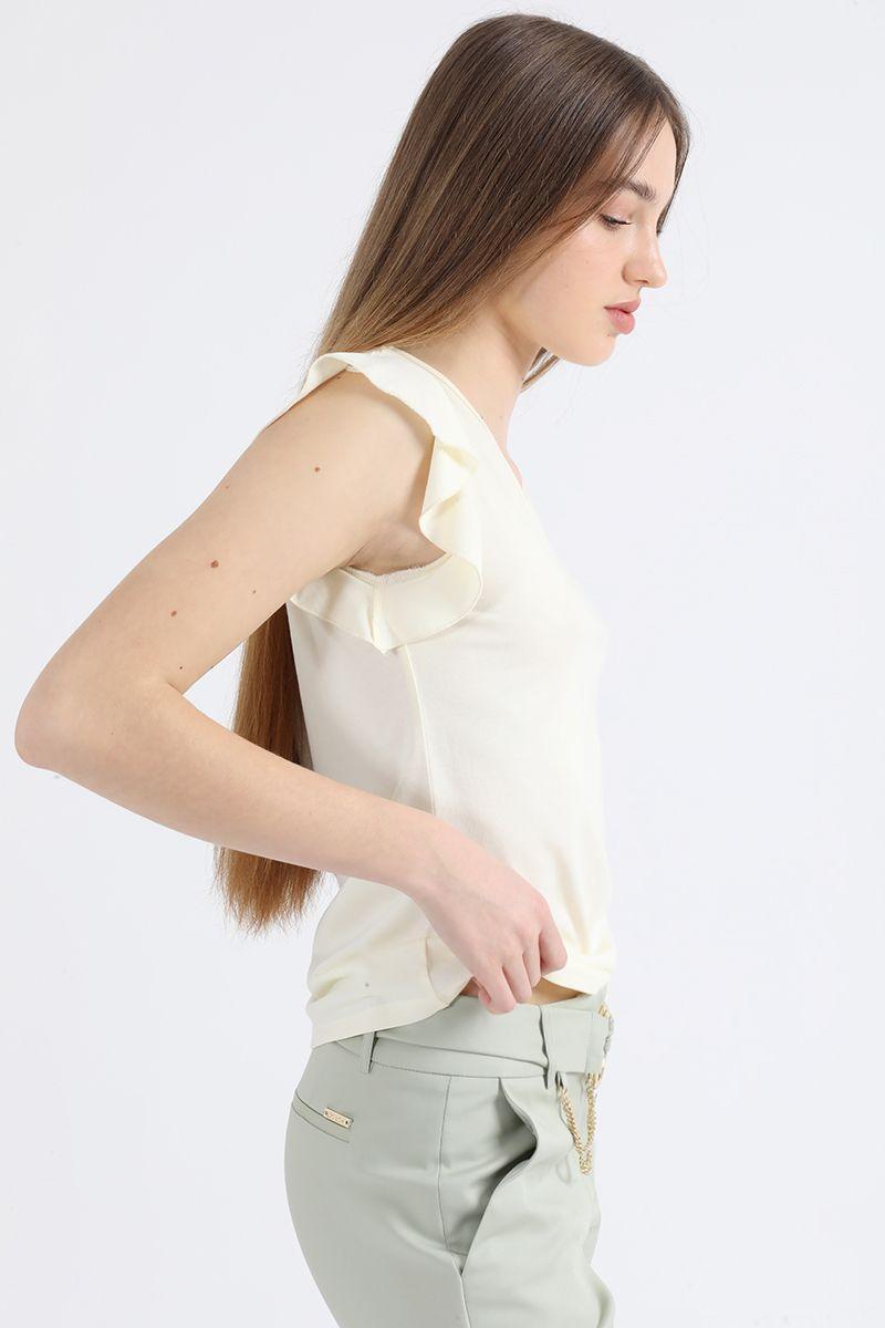 Polera Volantes, Amarillo Liola-3