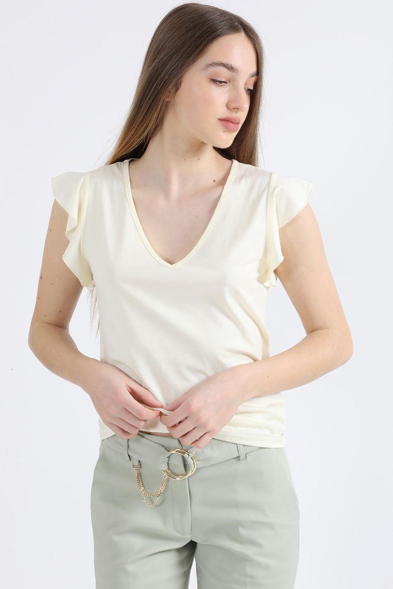 Polera Volantes, Amarillo Liola-4