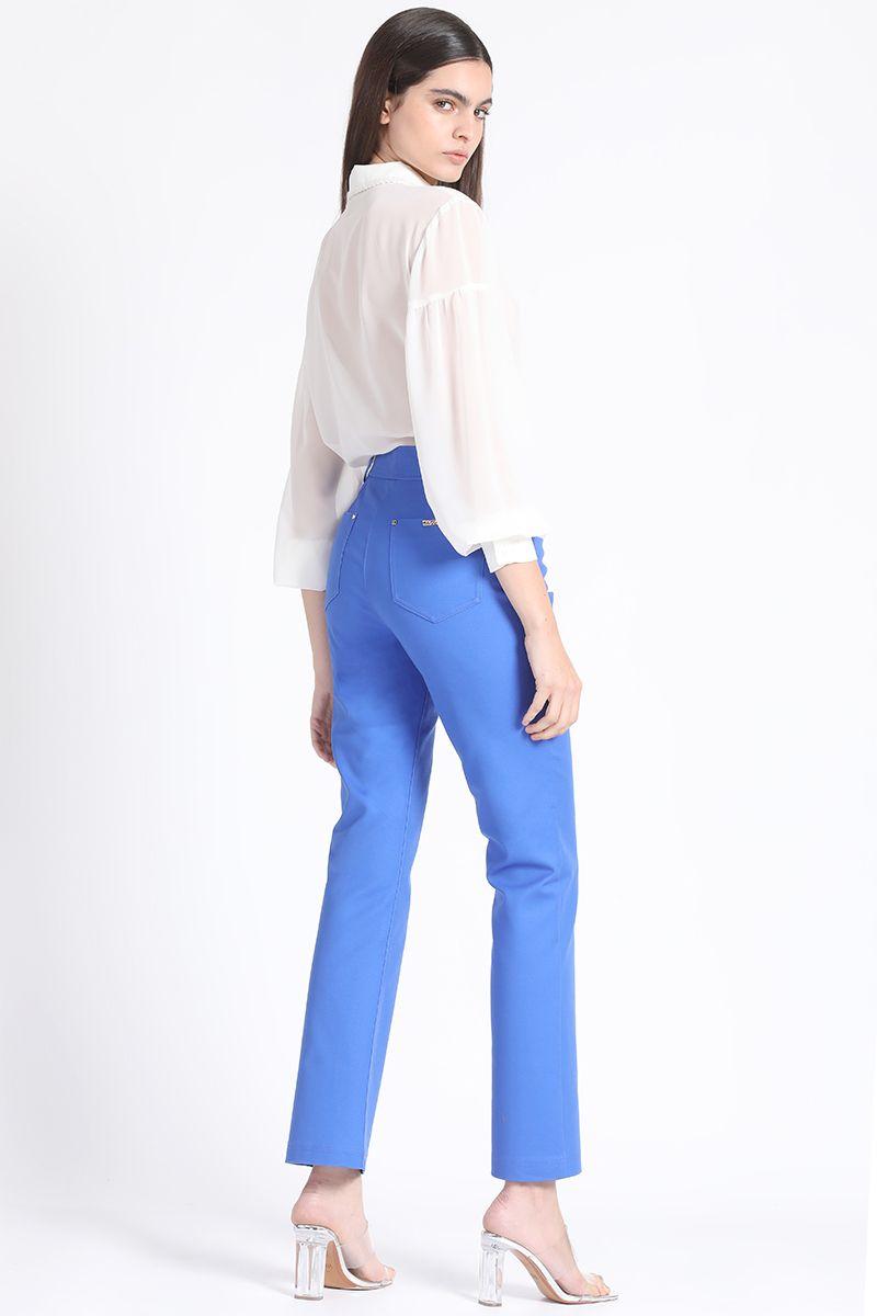 Pantalon Recto Gabardina Falla Oceano Liola-4