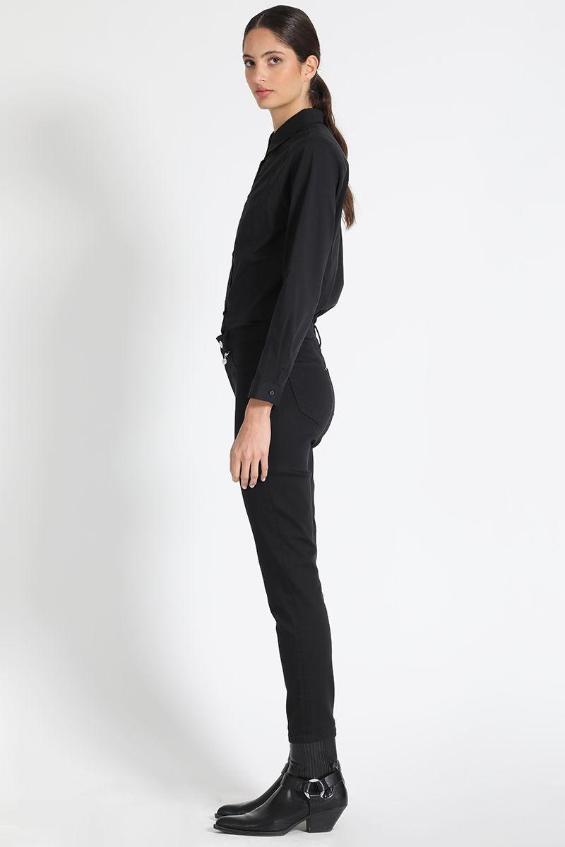 Jeans Skinny Básico Negro Liola-2