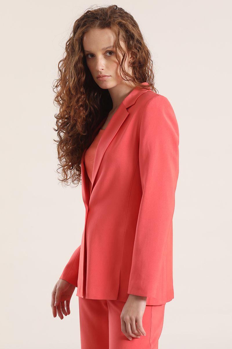 Blazer con abertura Liola mujer coral-4