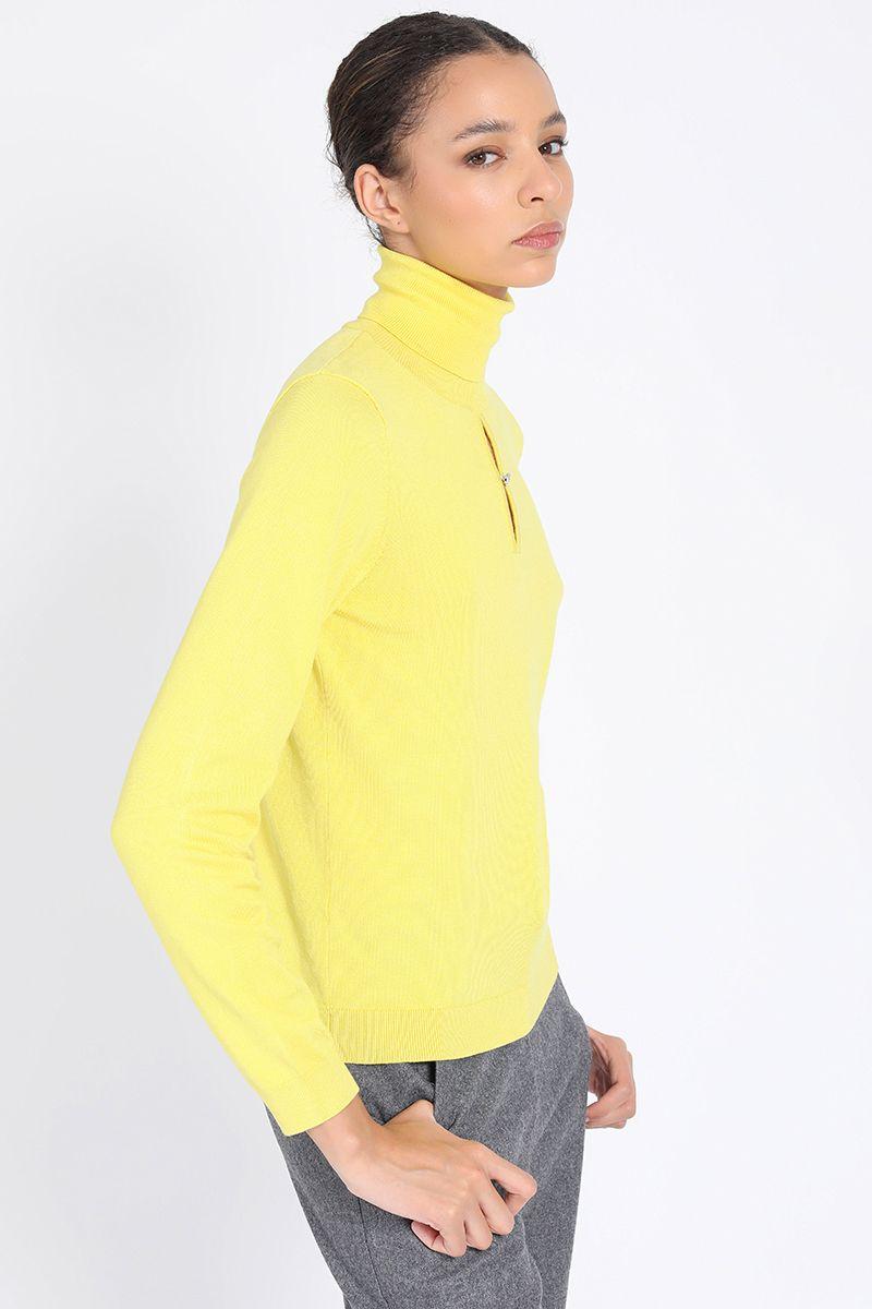 Tejido Punto Escote Boton Joya, Pistacho Liola-1