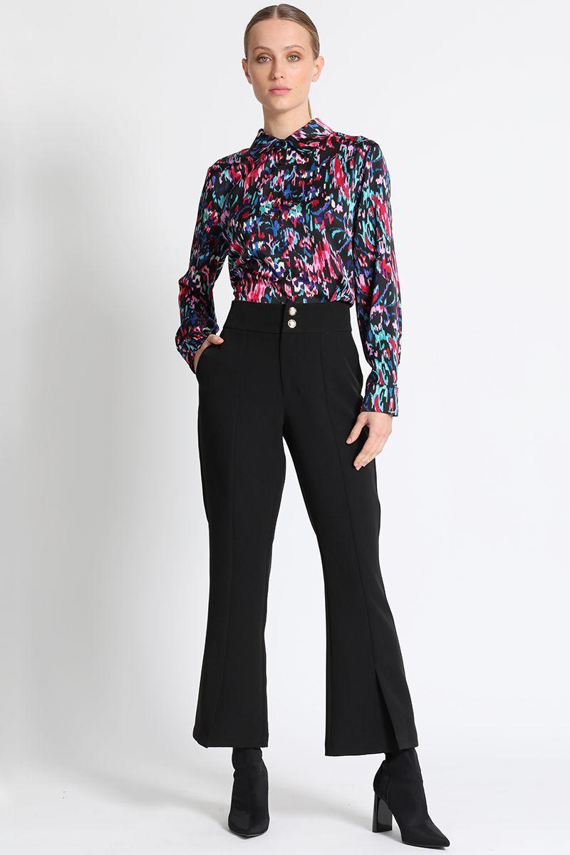 Blusa Camisera Estampada Multicolor Liola-2