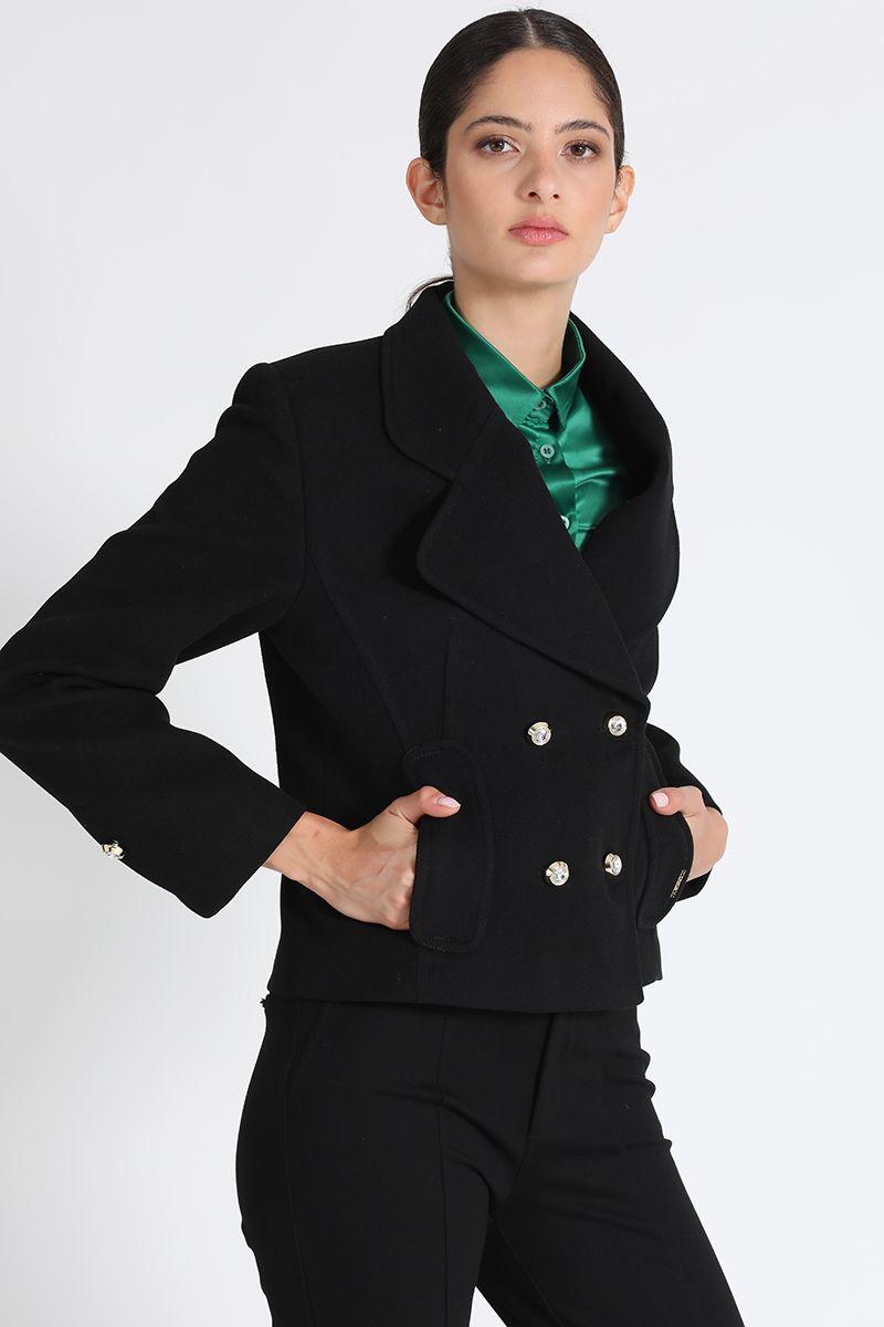 Chaqueta Corta Muflón Negro Liola-2