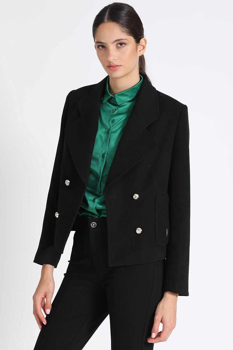 Chaqueta Corta Muflón Negro Liola-4