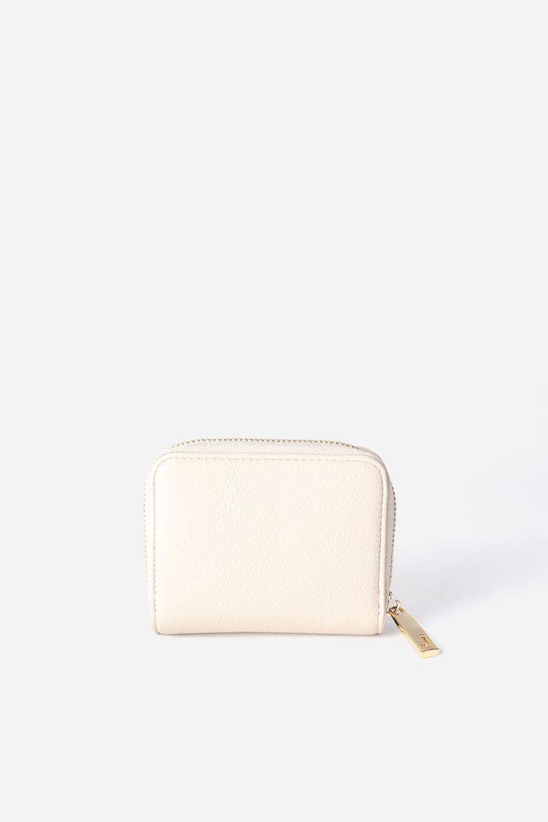 Billetera pequeña Liola beige-2