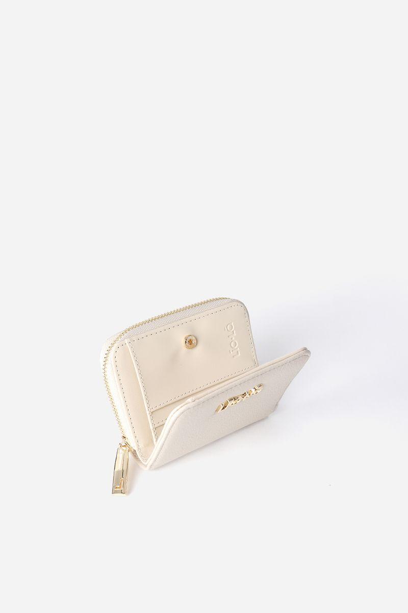 Billetera pequeña Liola beige-3