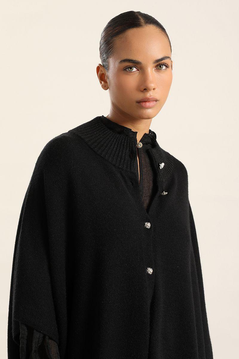 Capa Punto, Boton Joya, Negro Liola-2