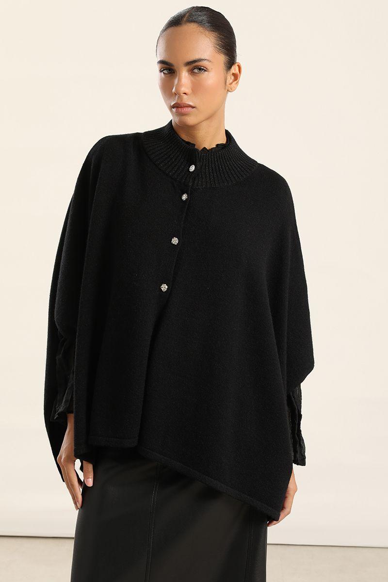 Capa Punto, Boton Joya, Negro Liola-3
