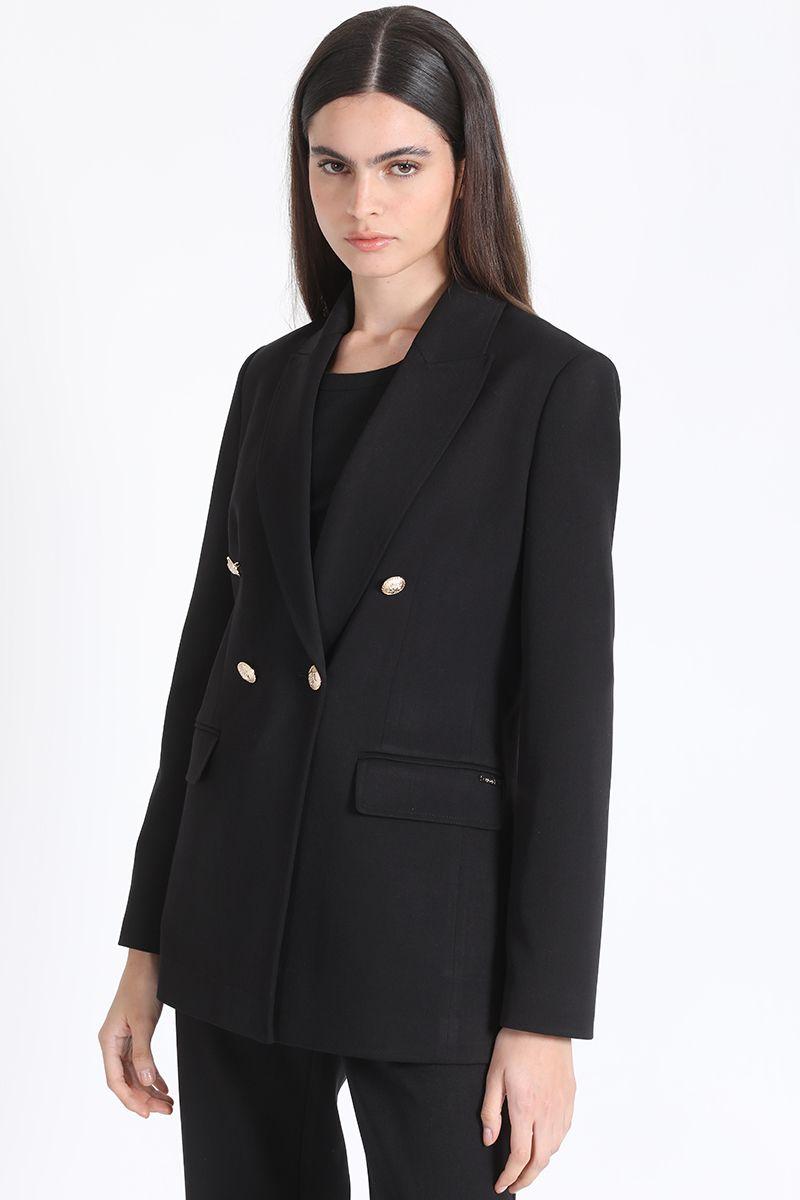 Blazer Cruzado Negro Liola-3