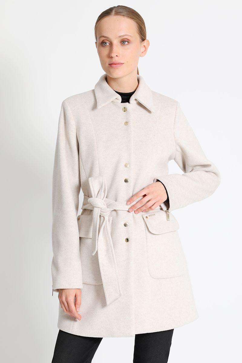 Chaquetón Muflón Melange Beige Liola-0