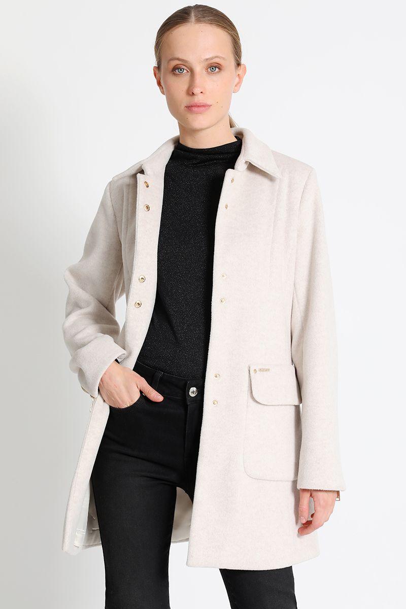 Chaquetón Muflón Melange Beige Liola-1