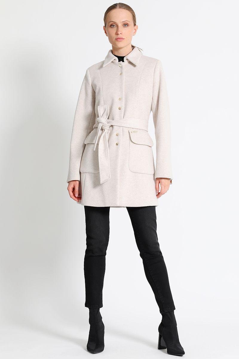 Chaquetón Muflón Melange Beige Liola-2