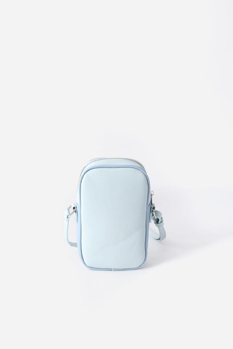 Bolso celular Liola mujer celeste-2