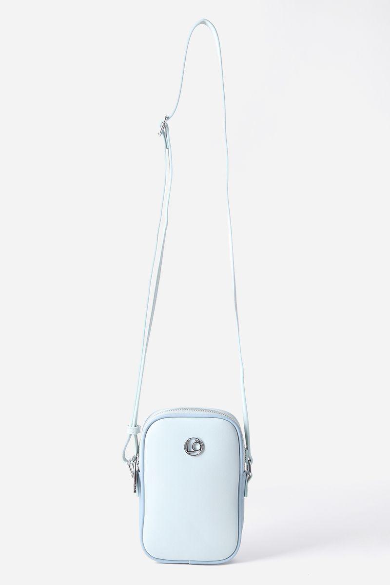 Bolso celular Liola mujer celeste-3