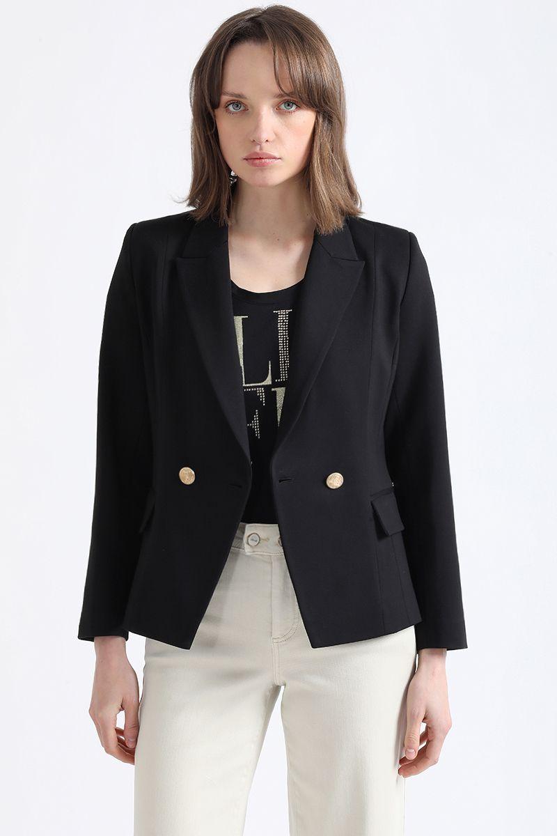 Blazer Cruzado, Negro Liola-3