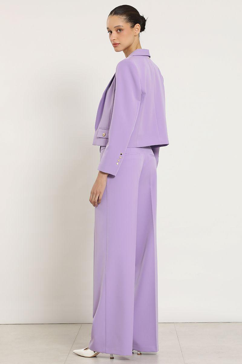Pantalon ancho basico, lila Liola-2