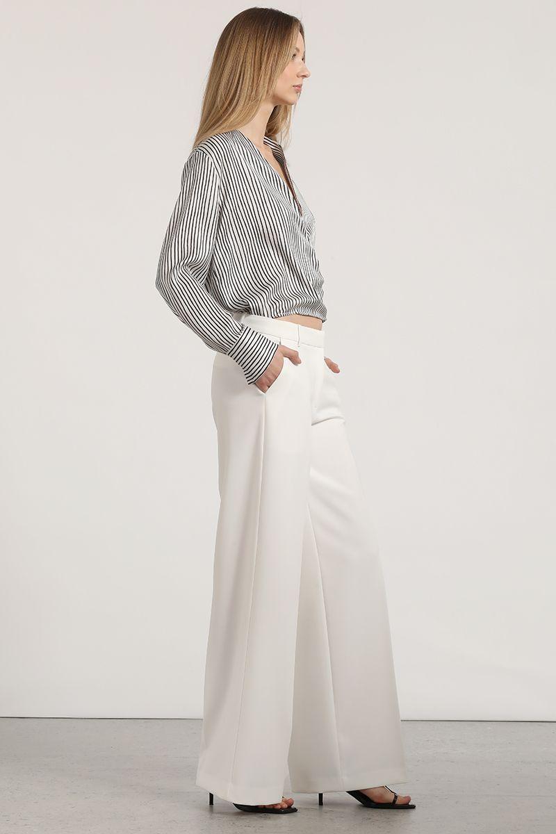 Pantalón ancho Liola mujer crudo-2