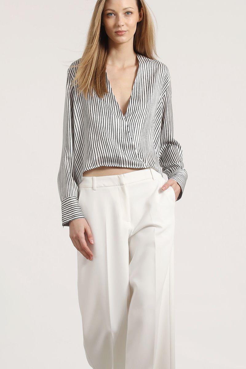Pantalón ancho Liola mujer crudo-3