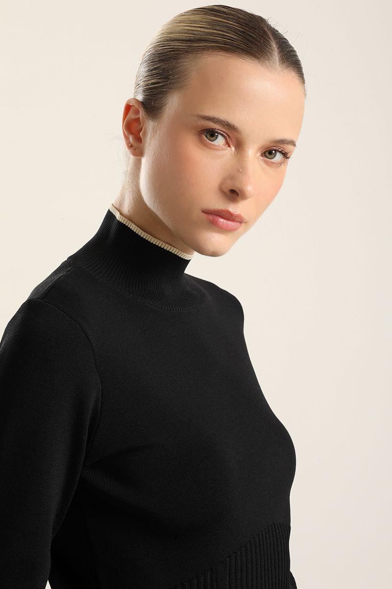 Jersey Punto Basico, Contratono, Negro Liola-2