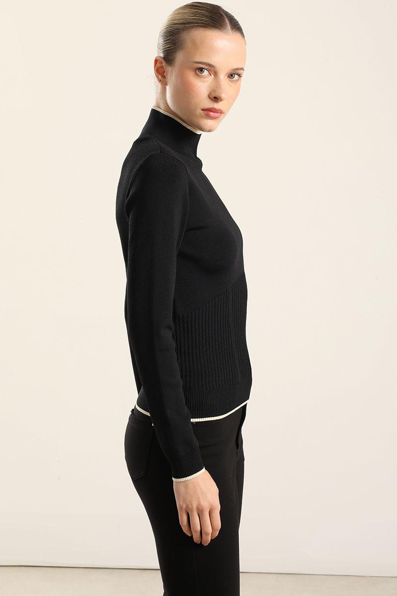 Jersey Punto Basico, Contratono, Negro Liola-4